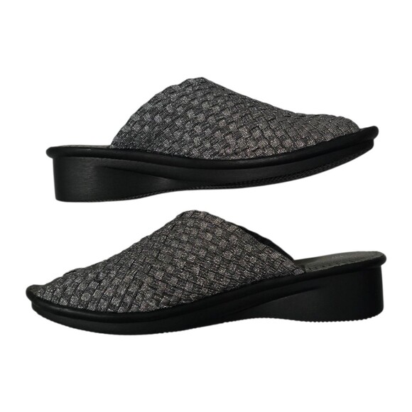 Bernie Mev Cyrene Womens Pewter Peep Toe Sandals EU Size 41  US Size 11 - Picture 7 of 9